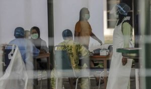 Ilustrasi isolasi mandiri terpusat bagi pasien Covid-19. (Foto: Antara)